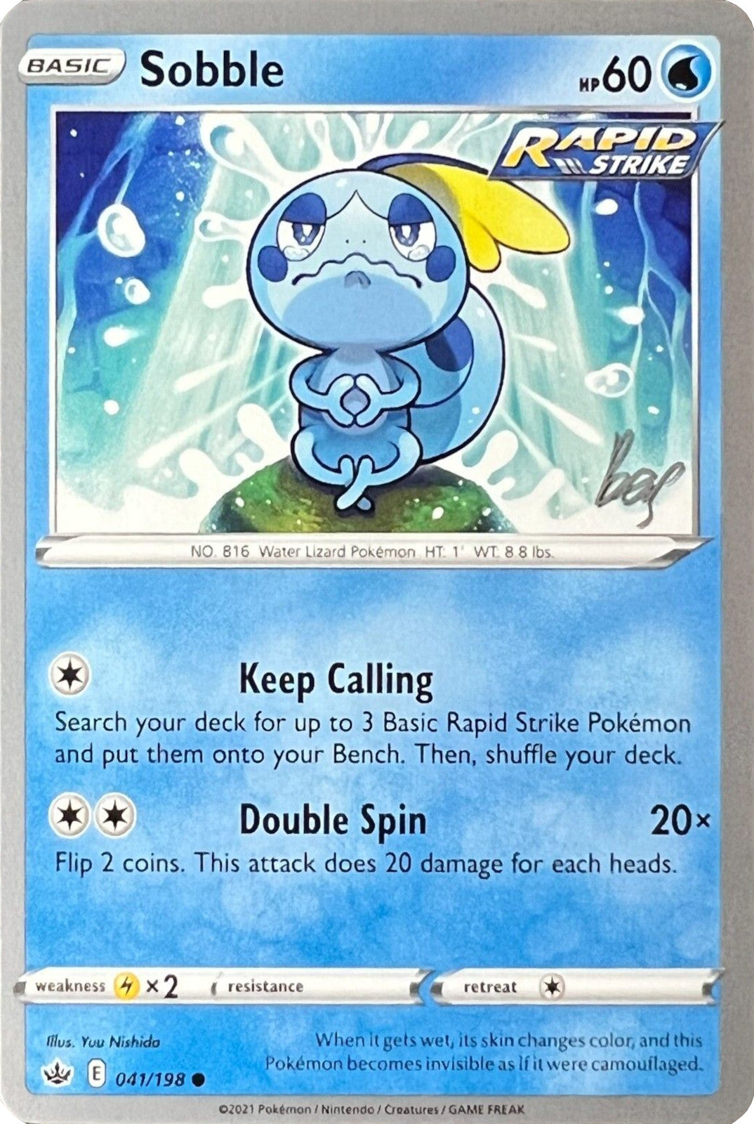 Sobble (041/198) (Cheryl Again - Sebastian Lashmet) [World Championships 2022] | Gear Gaming Bentonville