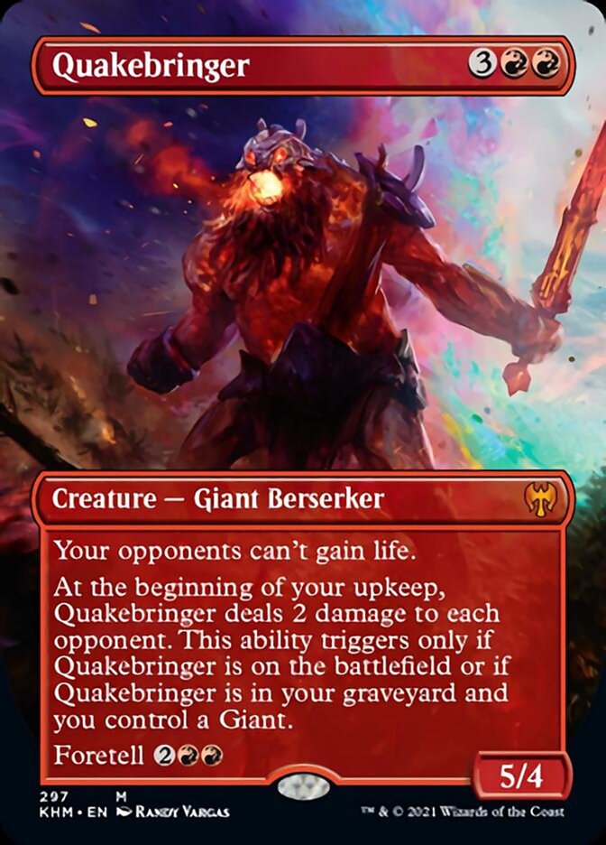 Quakebringer (Borderless Alternate Art) [Kaldheim] | Gear Gaming Bentonville