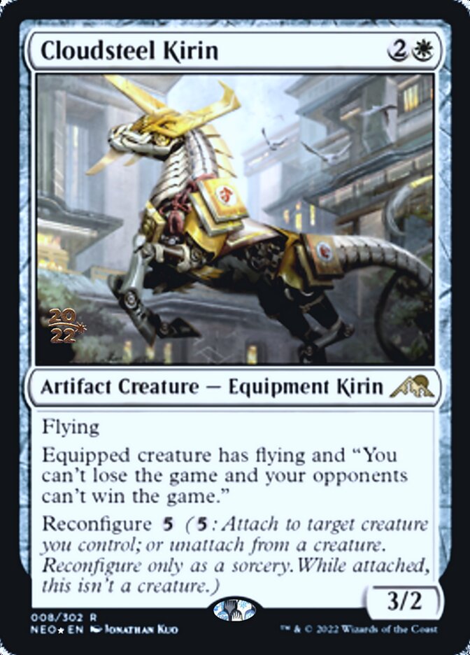 Cloudsteel Kirin [Kamigawa: Neon Dynasty Prerelease Promos] | Gear Gaming Bentonville