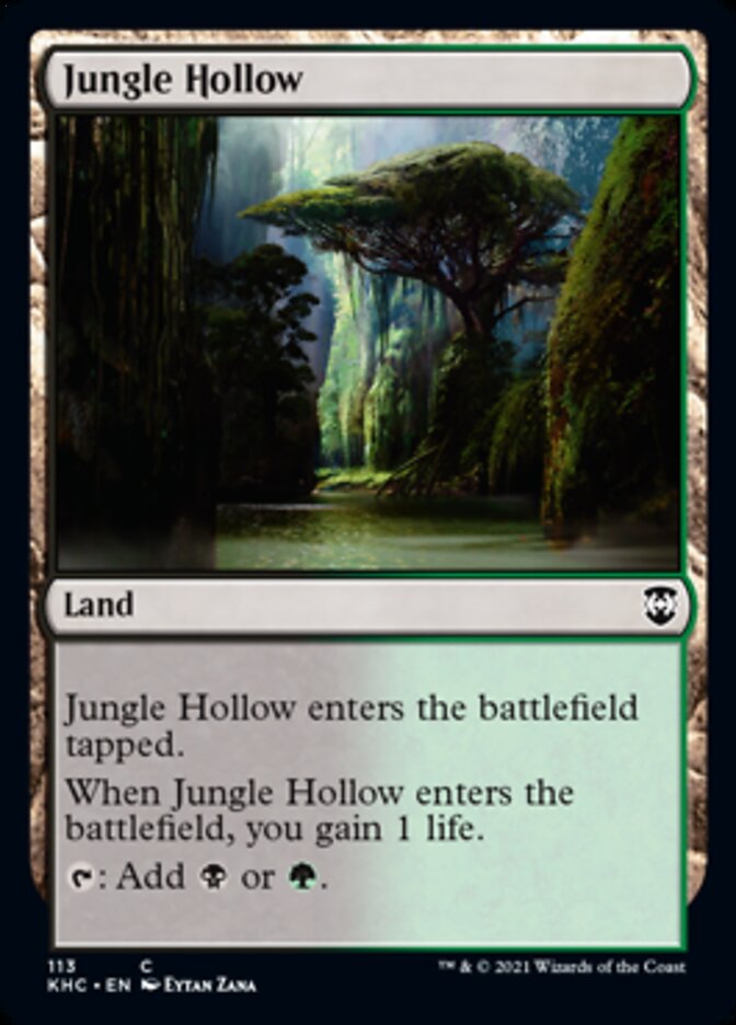 Jungle Hollow [Kaldheim Commander] | Gear Gaming Bentonville