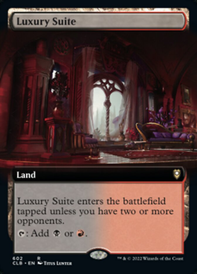 Luxury Suite (Extended Art) [Commander Legends: Battle for Baldur's Gate] | Gear Gaming Bentonville