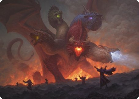 Tiamat Art Card [Dungeons & Dragons: Adventures in the Forgotten Realms Art Series] | Gear Gaming Bentonville