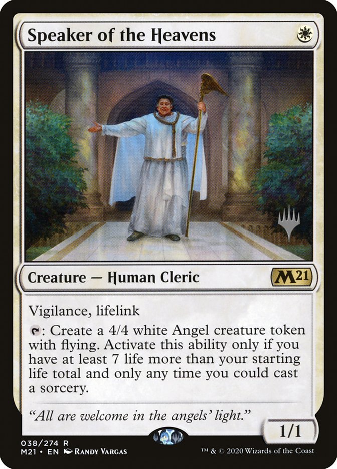 Speaker of the Heavens (Promo Pack) [Core Set 2021 Promos] | Gear Gaming Bentonville