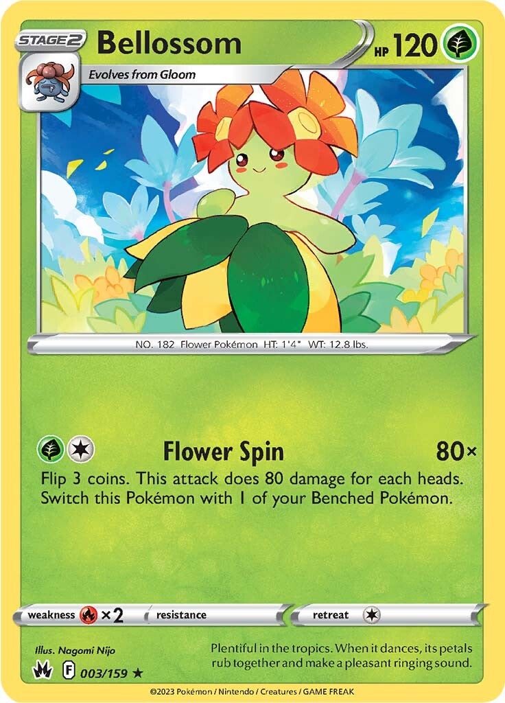 Bellossom (003/159) [Sword & Shield: Crown Zenith] | Gear Gaming Bentonville