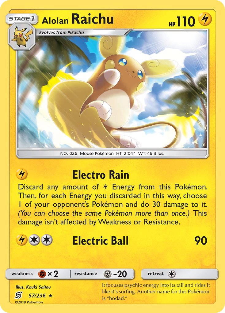 Alolan Raichu (57/236) [Sun & Moon: Unified Minds] | Gear Gaming Bentonville