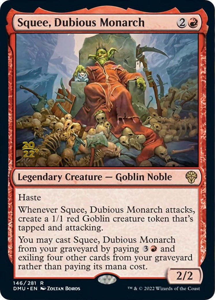 Squee, Dubious Monarch [Dominaria United Prerelease Promos] | Gear Gaming Bentonville