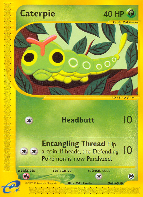 Caterpie (96/165) [Expedition: Base Set] | Gear Gaming Bentonville