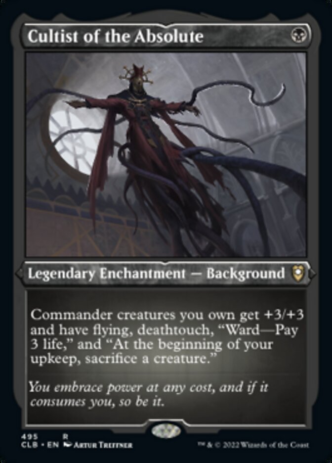 Cultist of the Absolute (Foil Etched) [Commander Legends: Battle for Baldur's Gate] | Gear Gaming Bentonville