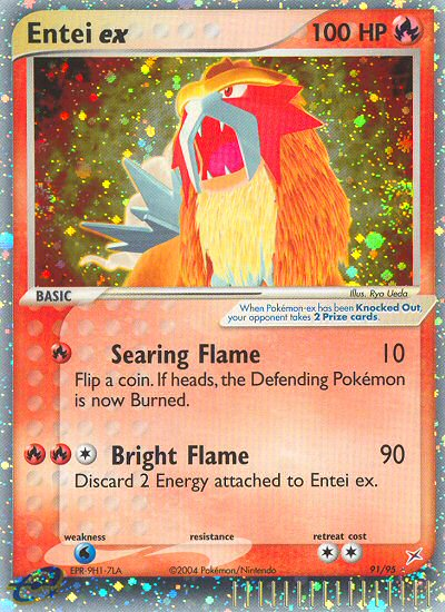 Entei ex (91/95) [EX: Team Magma vs Team Aqua] | Gear Gaming Bentonville