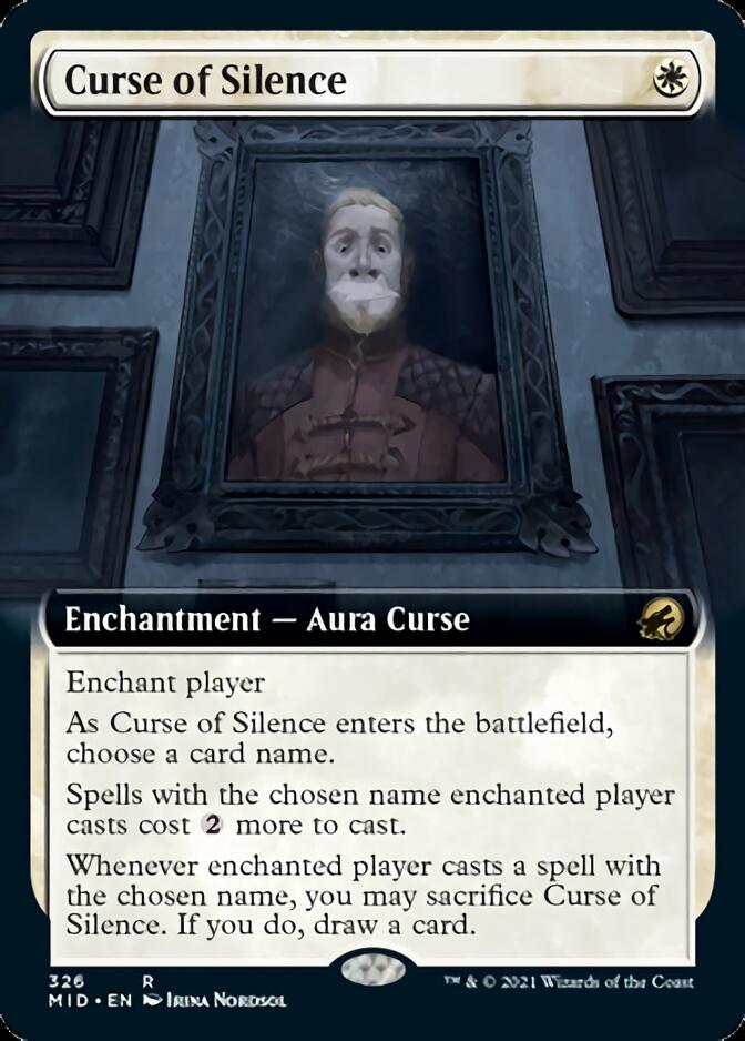 Curse of Silence (Extended) [Innistrad: Midnight Hunt] | Gear Gaming Bentonville