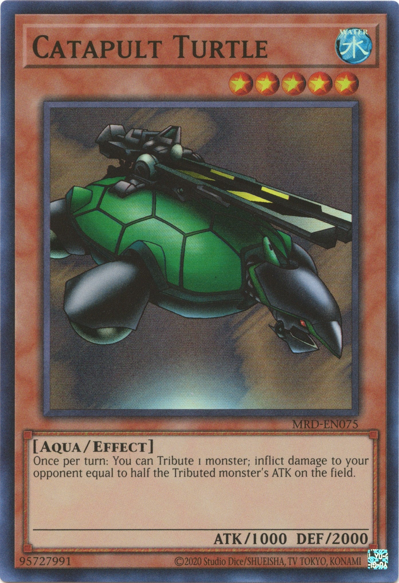 Catapult Turtle (25th Anniversary) [MRD-EN075] Super Rare | Gear Gaming Bentonville