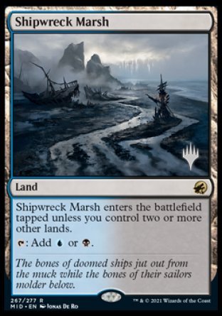 Shipwreck Marsh (Promo Pack) [Innistrad: Midnight Hunt Promos] | Gear Gaming Bentonville