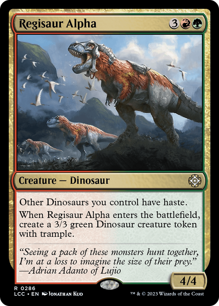 Regisaur Alpha [The Lost Caverns of Ixalan Commander] | Gear Gaming Bentonville