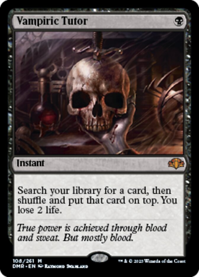 Vampiric Tutor [Dominaria Remastered] | Gear Gaming Bentonville