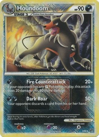 Houndoom (5/90) (League Promo) [HeartGold & SoulSilver: Undaunted] | Gear Gaming Bentonville