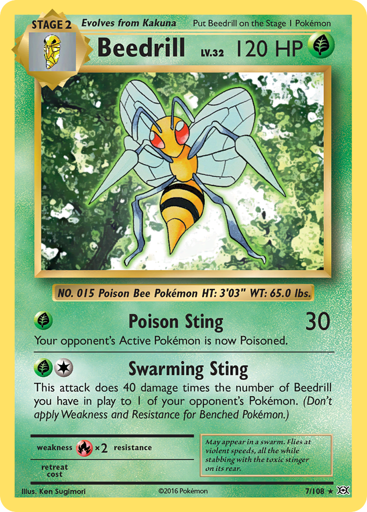 Beedrill (7/108) [XY: Evolutions] | Gear Gaming Bentonville