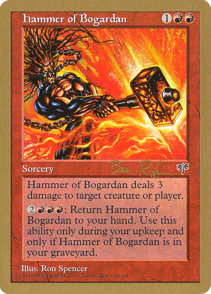 Hammer of Bogardan (Ben Rubin) [World Championship Decks 1998] | Gear Gaming Bentonville