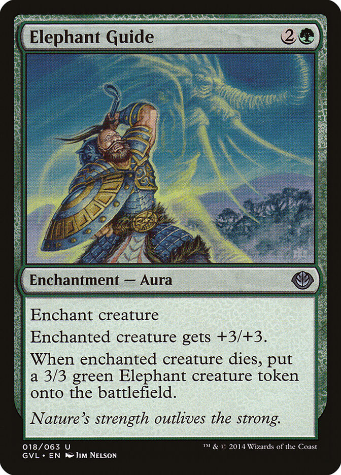 Elephant Guide (Garruk vs. Liliana) [Duel Decks Anthology] | Gear Gaming Bentonville