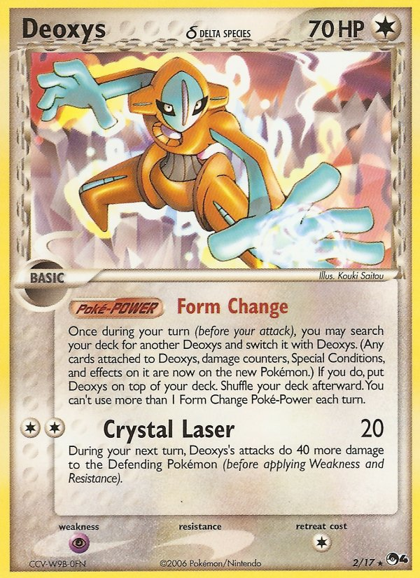 Deoxys (2/17) (Delta Species) [POP Series 4] | Gear Gaming Bentonville