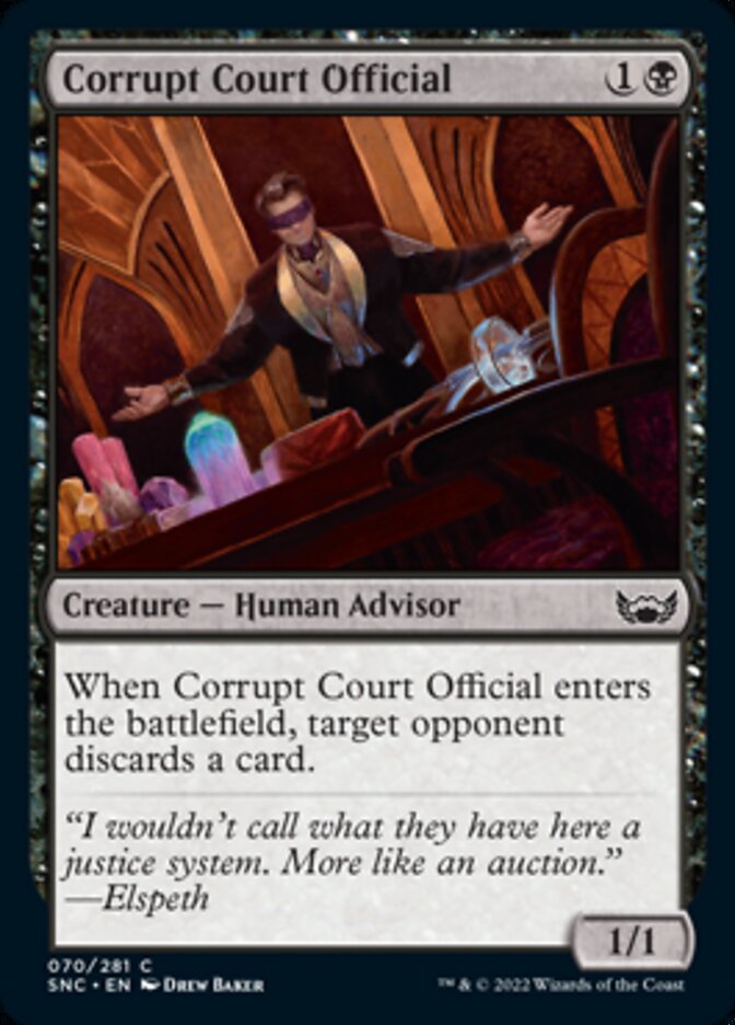 Corrupt Court Official [Streets of New Capenna] | Gear Gaming Bentonville