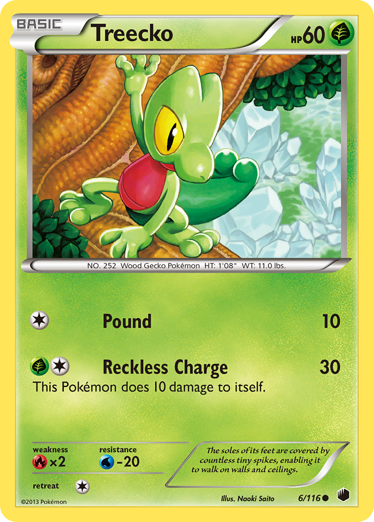 Treecko (6/116) [Black & White: Plasma Freeze] | Gear Gaming Bentonville