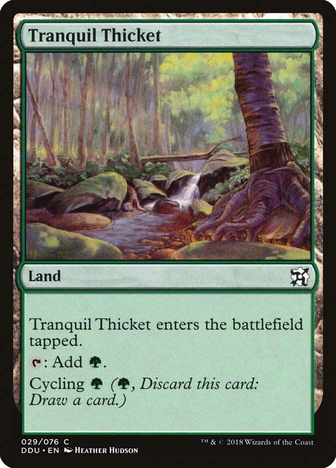 Tranquil Thicket [Duel Decks: Elves vs. Inventors] | Gear Gaming Bentonville