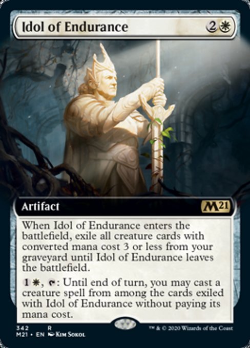 Idol of Endurance (Extended Art) [Core Set 2021] | Gear Gaming Bentonville