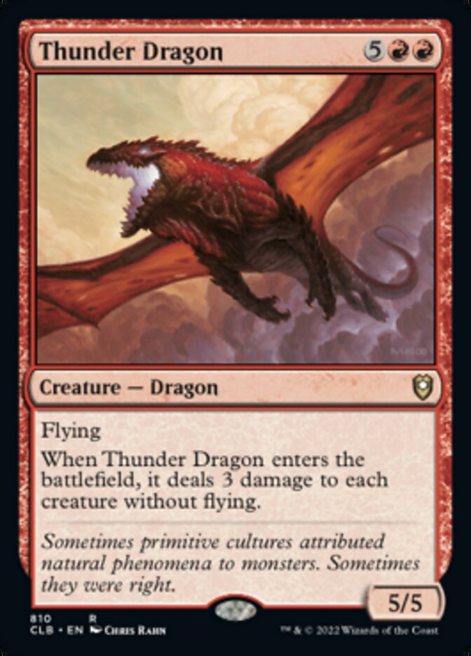 Thunder Dragon [Commander Legends: Battle for Baldur's Gate] | Gear Gaming Bentonville