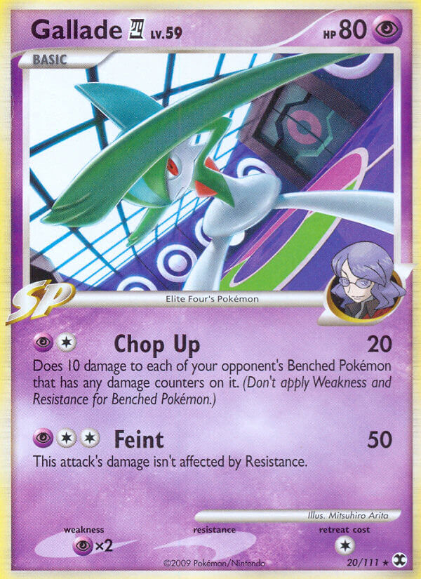 Gallade (20/111) (Theme Deck Exclusive) [Platinum: Rising Rivals] | Gear Gaming Bentonville