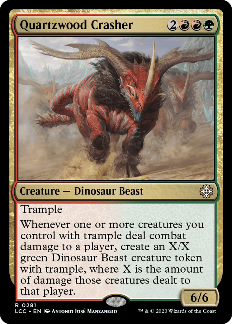 Quartzwood Crasher [The Lost Caverns of Ixalan Commander] | Gear Gaming Bentonville