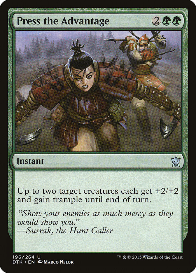 Press the Advantage [Dragons of Tarkir] | Gear Gaming Bentonville