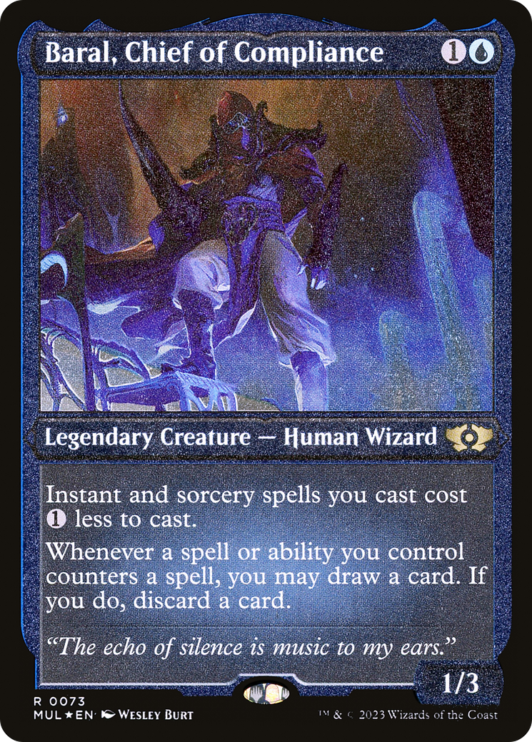 Baral, Chief of Compliance (Foil Etched) [Multiverse Legends] | Gear Gaming Bentonville