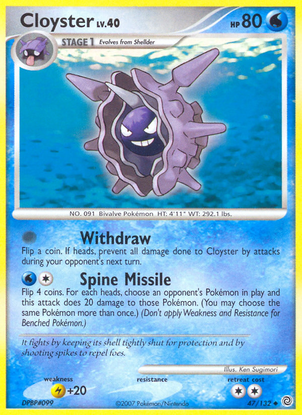 Cloyster (47/132) [Diamond & Pearl: Secret Wonders] | Gear Gaming Bentonville