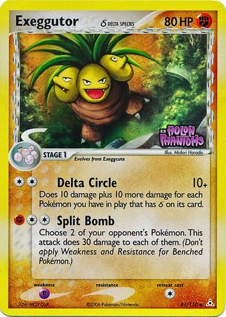 Exeggutor (41/110) (Delta Species) (Stamped) [EX: Holon Phantoms] | Gear Gaming Bentonville