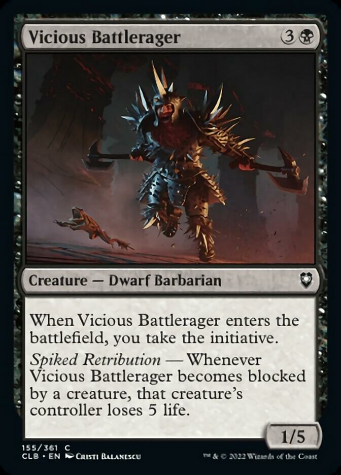 Vicious Battlerager [Commander Legends: Battle for Baldur's Gate] | Gear Gaming Bentonville