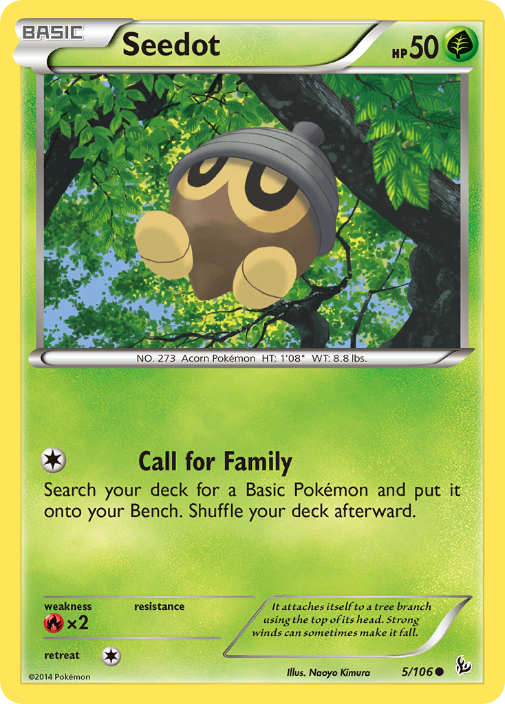 Seedot (5/106) [XY: Flashfire] | Gear Gaming Bentonville