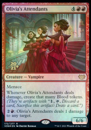 Olivia's Attendants [Innistrad: Crimson Vow Prerelease Promos] | Gear Gaming Bentonville