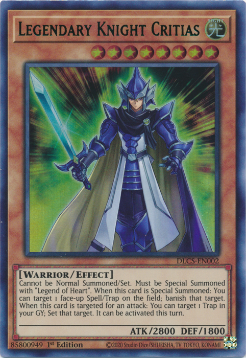 Legendary Knight Critias (Green) [DLCS-EN002] Ultra Rare | Gear Gaming Bentonville