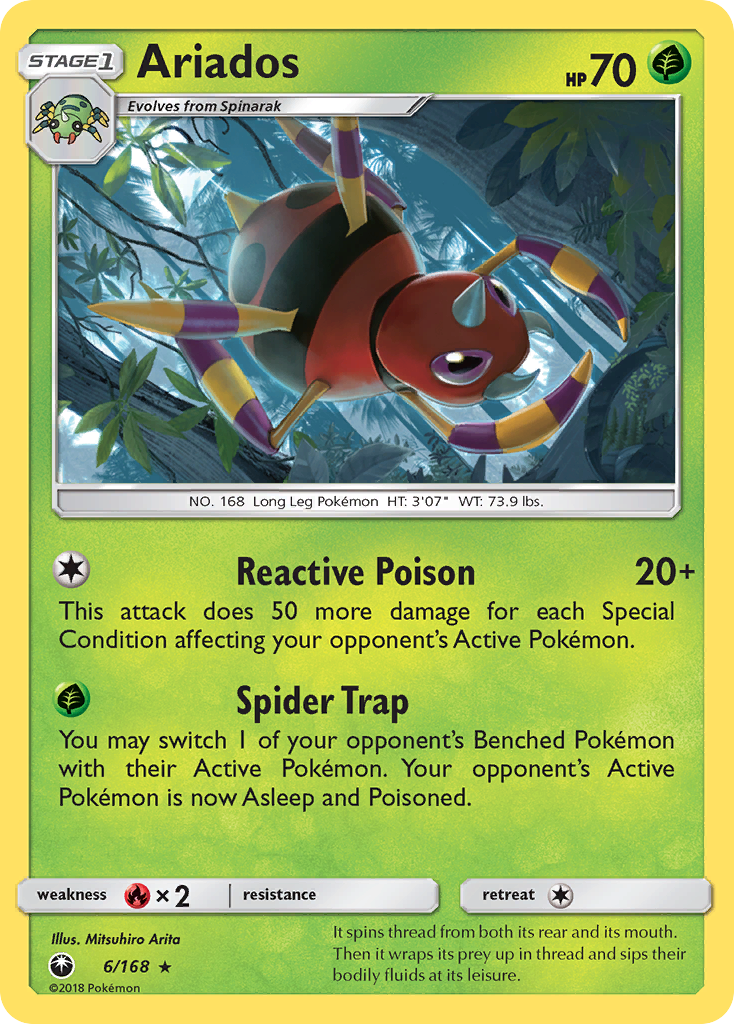 Ariados (6/168) [Sun & Moon: Celestial Storm] | Gear Gaming Bentonville