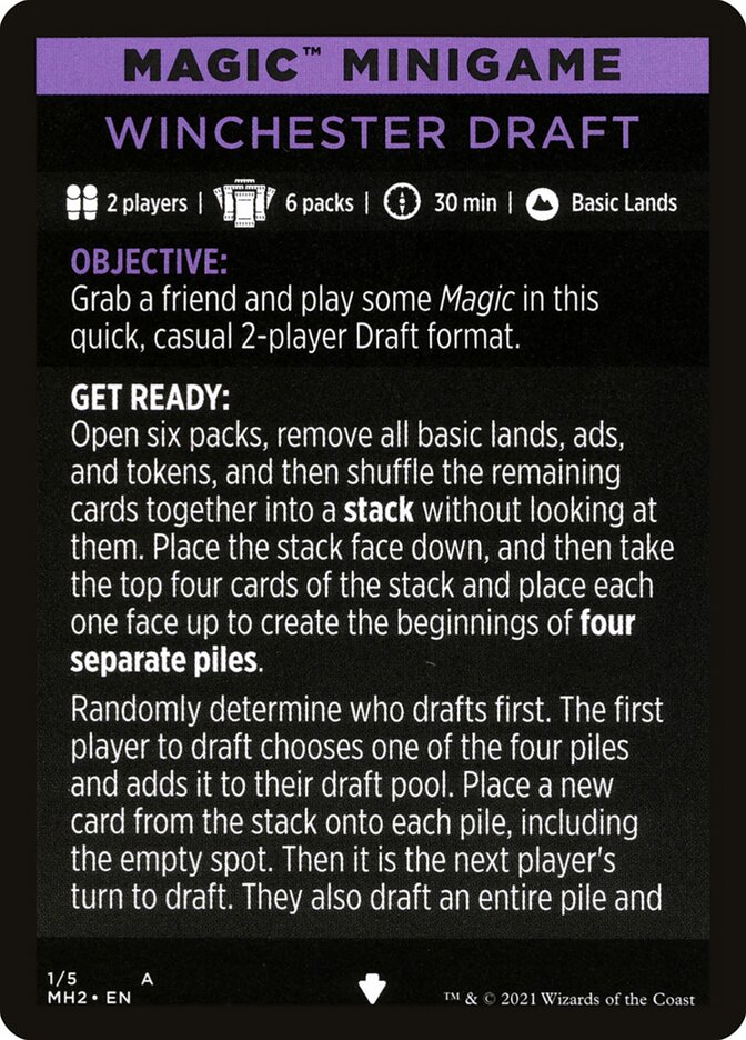 Winchester Draft (Magic Minigame) [Modern Horizons 2 Minigame] | Gear Gaming Bentonville