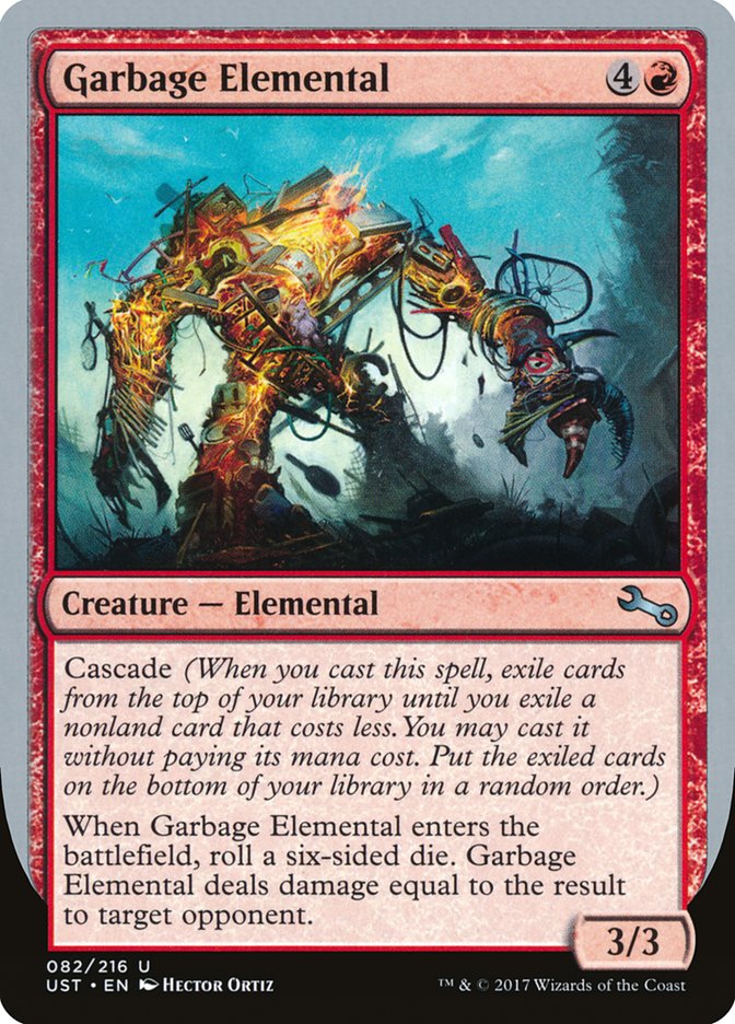 Garbage Elemental (3/3 Creature) [Unstable] | Gear Gaming Bentonville