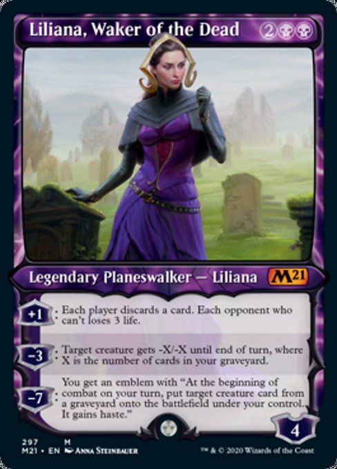 Liliana, Waker of the Dead (Showcase) [Core Set 2021] | Gear Gaming Bentonville