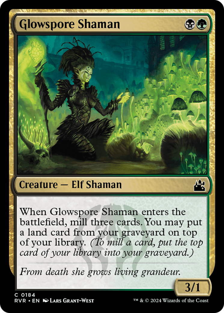 Glowspore Shaman [Ravnica Remastered] | Gear Gaming Bentonville