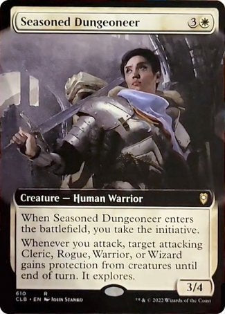 Seasoned Dungeoneer (Extended Art) [Commander Legends: Battle for Baldur's Gate] | Gear Gaming Bentonville