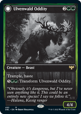 Ulvenwald Oddity // Ulvenwald Behemoth [Innistrad: Double Feature] | Gear Gaming Bentonville