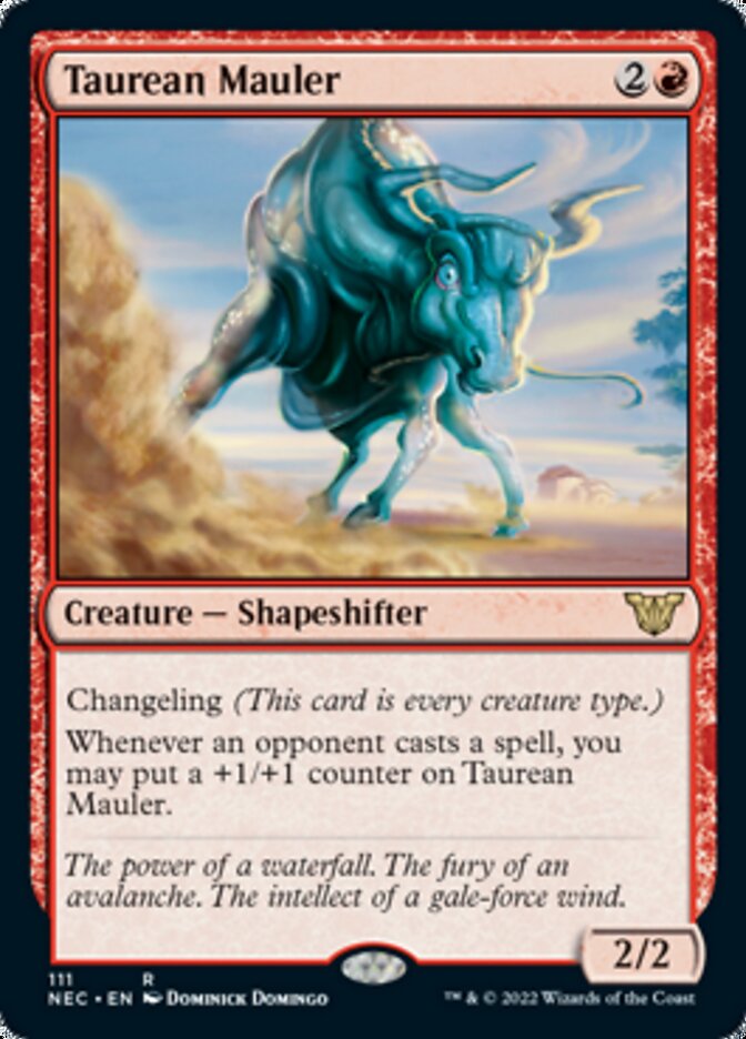 Taurean Mauler [Kamigawa: Neon Dynasty Commander] | Gear Gaming Bentonville