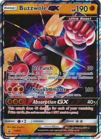 Buzzwole GX (SM69) (Jumbo Card) [Sun & Moon: Black Star Promos] | Gear Gaming Bentonville