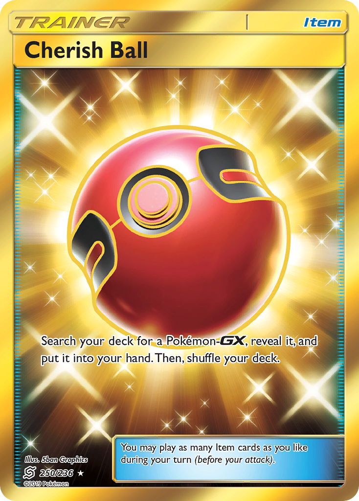 Cherish Ball (250/236) [Sun & Moon: Unified Minds] | Gear Gaming Bentonville