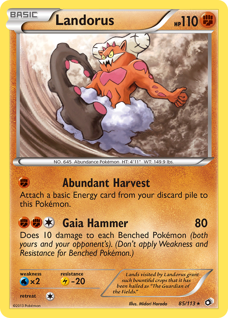 Landorus (85/113) [Black & White: Legendary Treasures] | Gear Gaming Bentonville