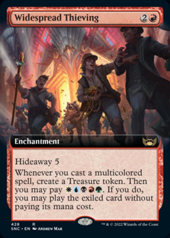 Widespread Thieving (Extended Art) [Streets of New Capenna] | Gear Gaming Bentonville